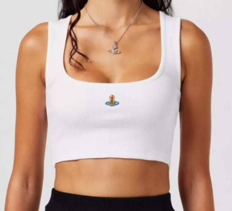 Vivienne Westwood Women's Logo Crop Querelle Vest Top