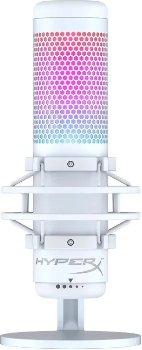 HyperX QuadCast S Standalone Microphone RGB Lighting White 519P0AA