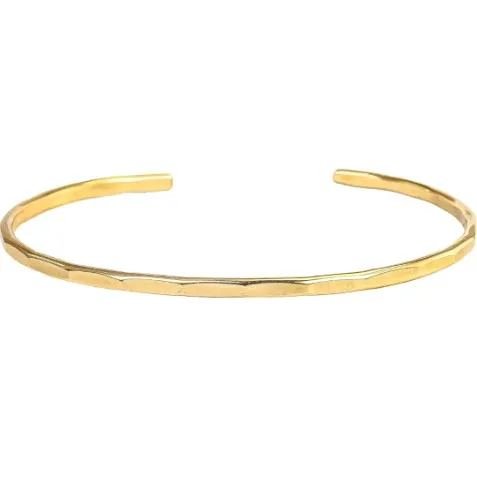 Gold cuff bracelet 