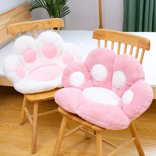 Snuggly Paw Plush Pad - White