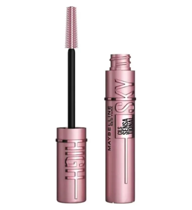 Maybelline Mascara Lash Sensational Sky High, Volumizing & Thickening, Black, 7.2ml