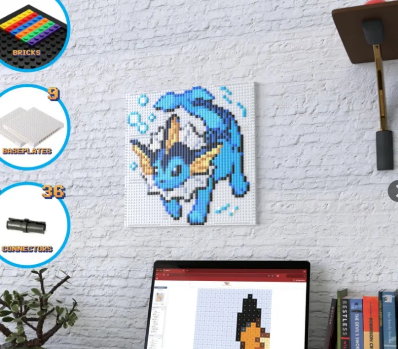 Brik-it: Vaporeon