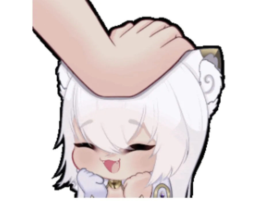 patpat emote of my OC 