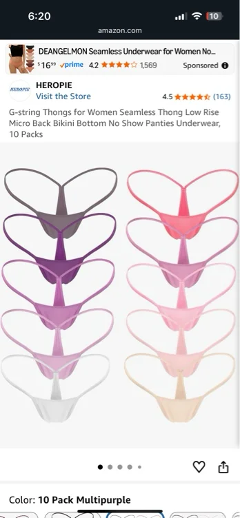 Pink 10 pack Medium
