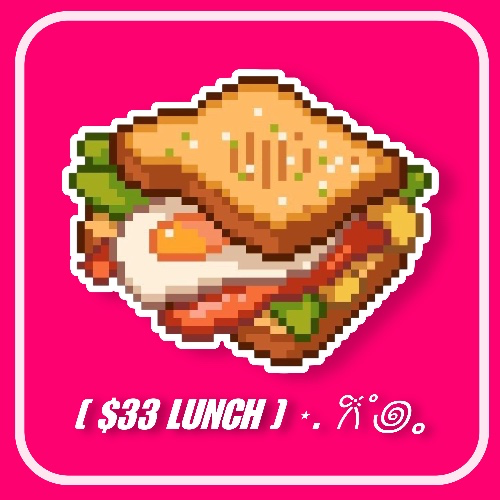 lunch 🥪 / 33