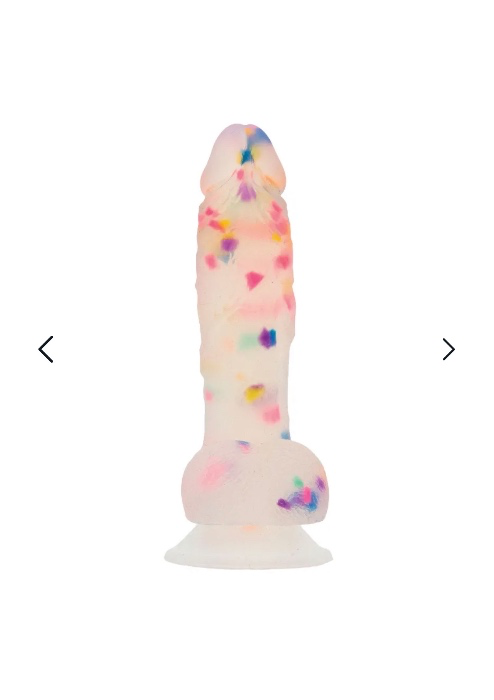 Gode Ventouse Party Marty Confetti 19 cm
