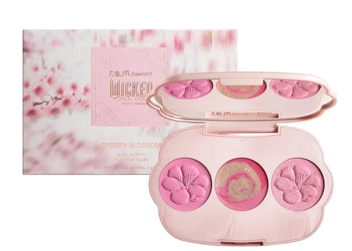 r.e.m beauty | Wicked For Good - Cherry Blossom Blush Palette (Pink) - 8 G
