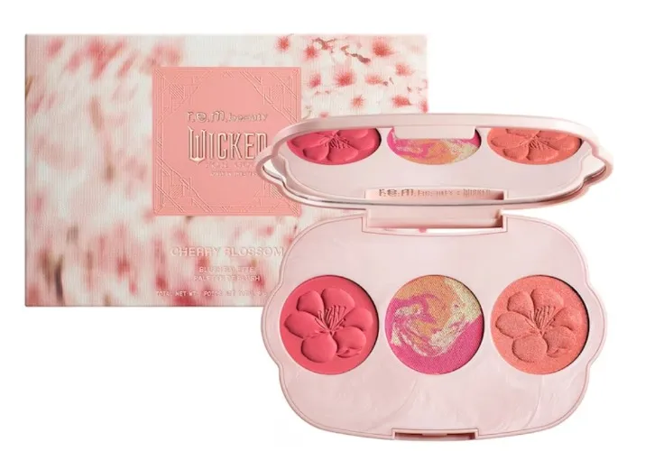 r.e.m beauty | Wicked For Good - Cherry Blossom Blush Palette (Warm Coral) - 8 G