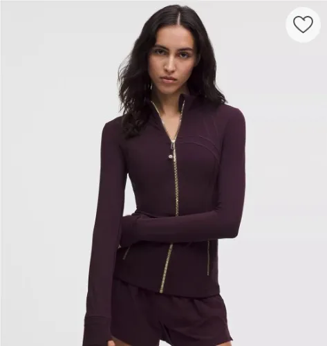 Define Jacket *Nulu - Black/plum/gold- 4