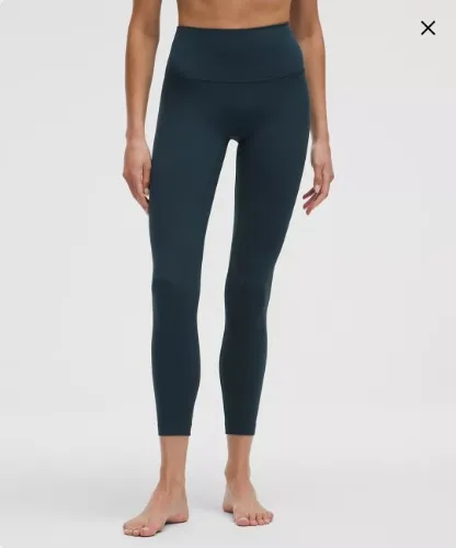 lululemon Align No Line™ High-Rise Pant 25" - indochine blue- 4