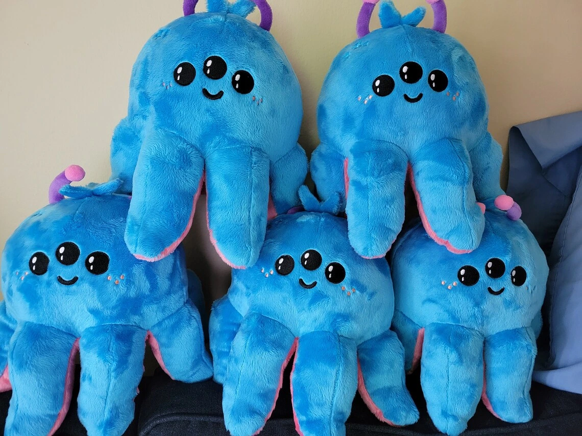 Happy Space Alien Plush! 10" (25cm) sweet cuddly friend