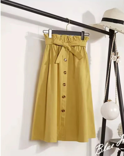 cute yelo skirt