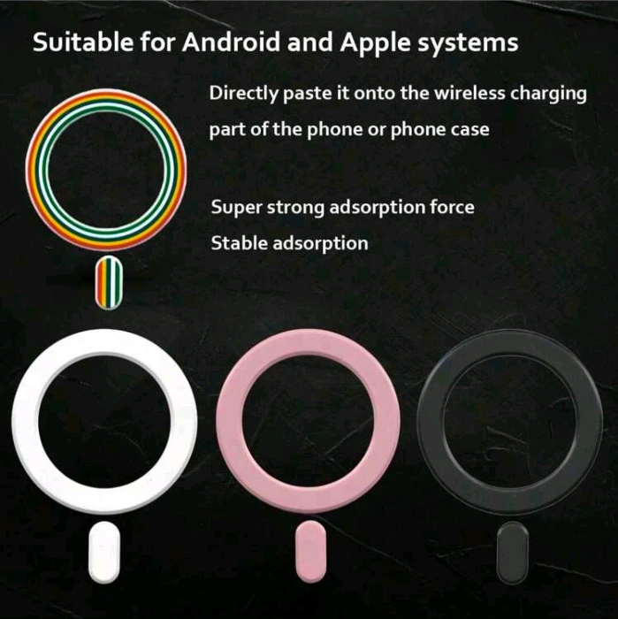 4 magnetic cellphone pieces