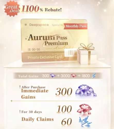 6 Months Aurum Pass - Love & Deepspace