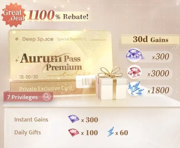 1 Year - Aurum Pass (Love & Deepspace) 