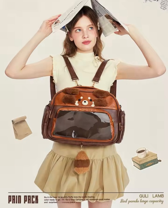 Super cute red panda bag 