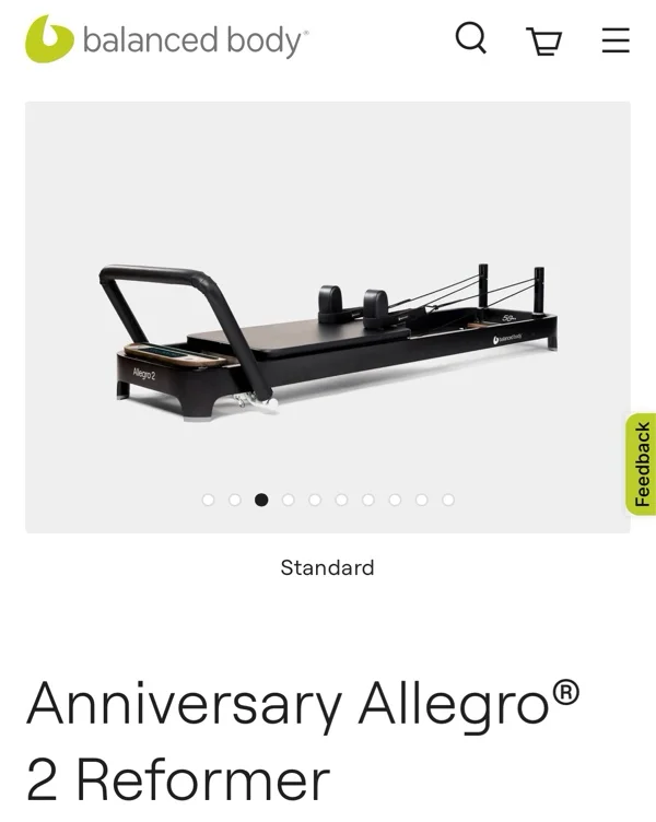 Pilates Reformer Balanced Body