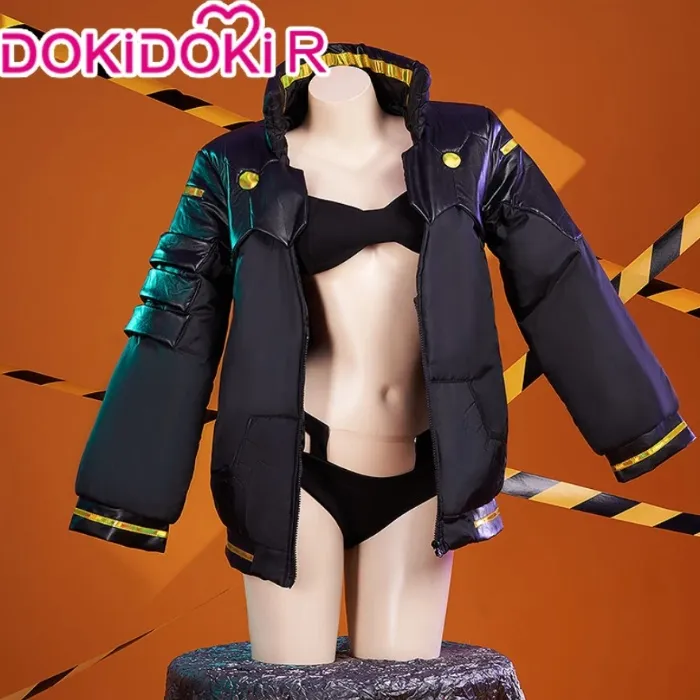 【Ready For Ship】【Size S-3XL】【Last Batch】DokiDoki-R Anime Cosplay Costume Oversize Coat | Tattoo Stickers Only-In Stock