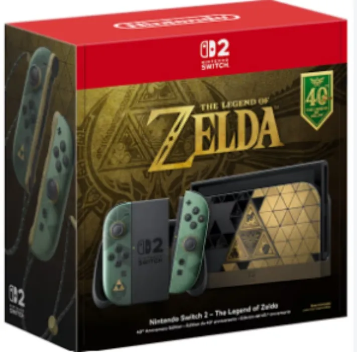ZELDA EDITION SWITCH 2 + OCARINA OF TIME GAME