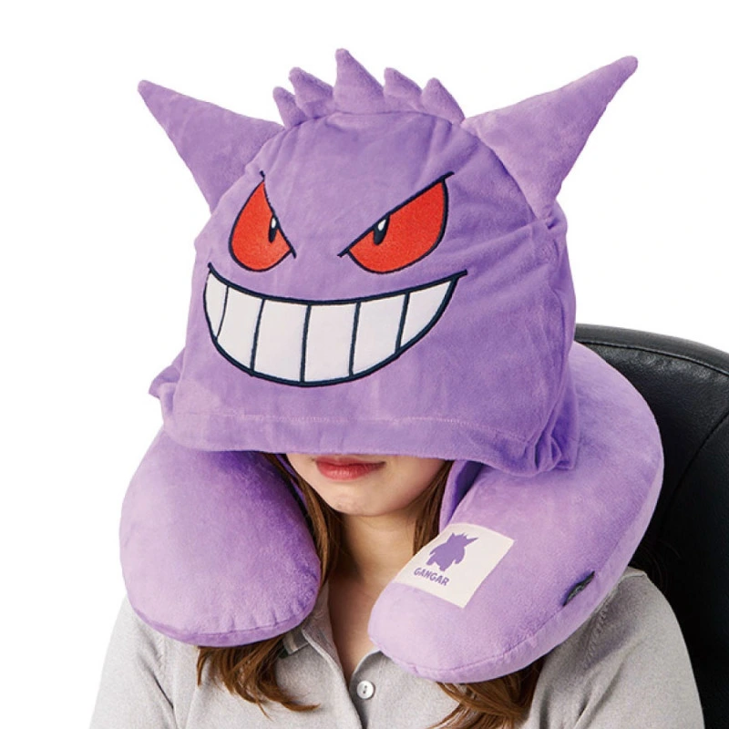 Hooded Neck Pillow Gengar Pokémon