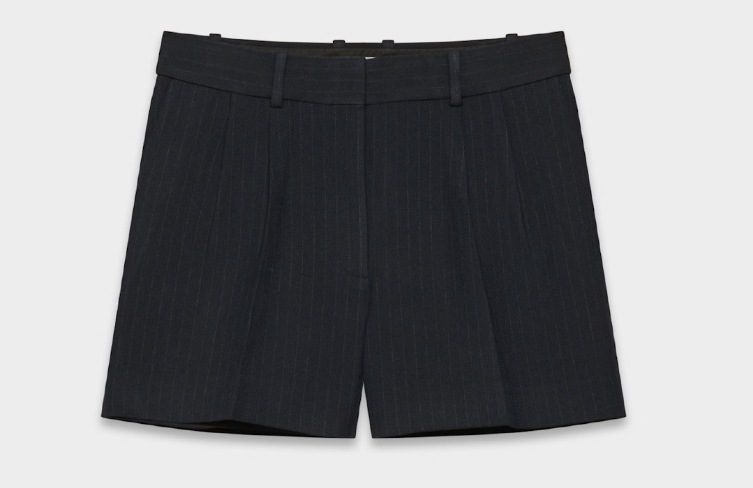 Pleated Mini Short
