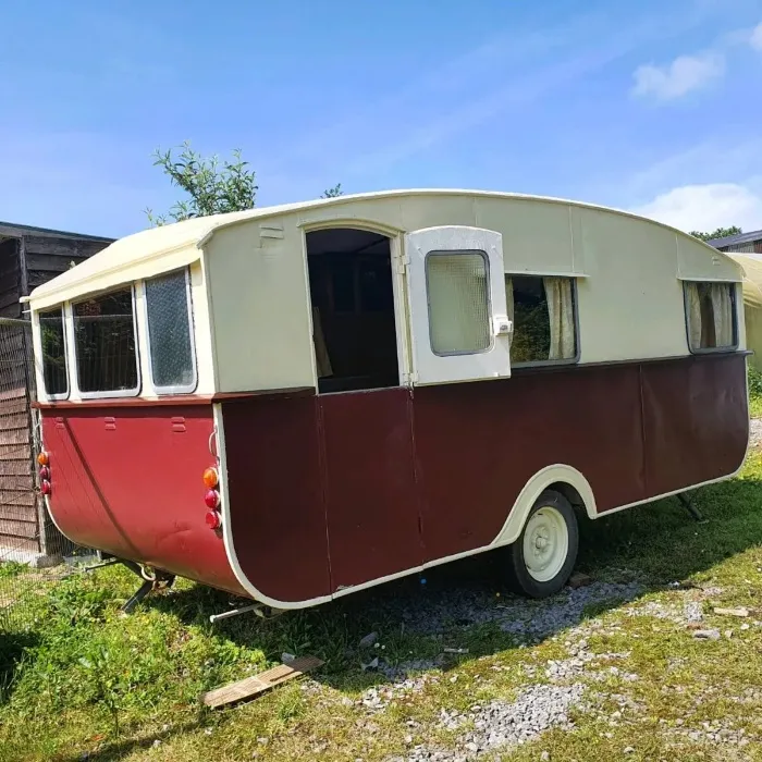 Rare Vintage Eccles caravan for mobile living
