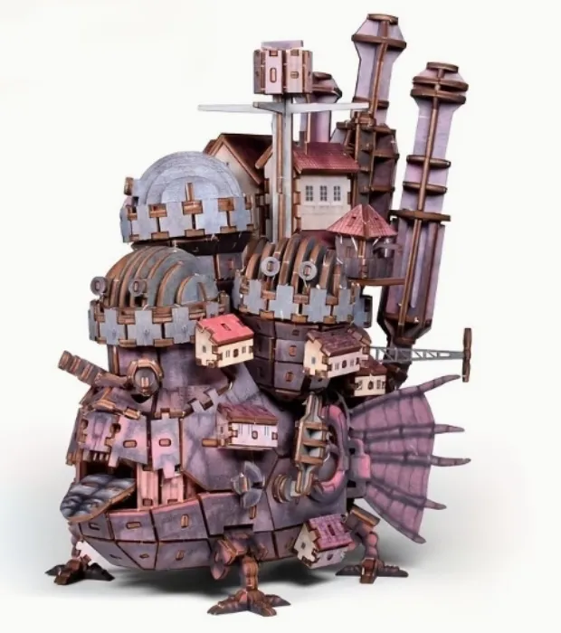 Puzzle 3D El castillo ambulante