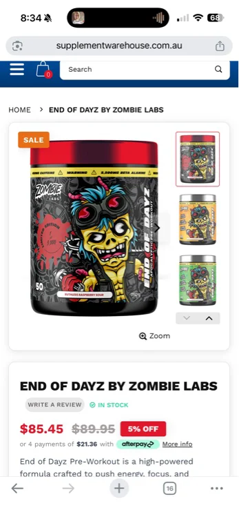 Pre workout
