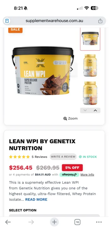 Protein 3KG tub