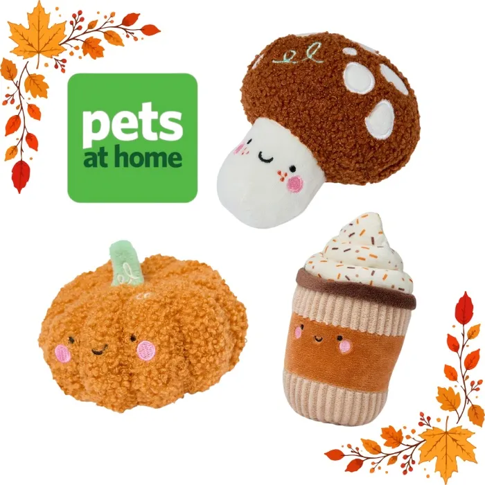Autumn Plush Dog Toys 