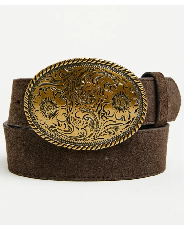 Shyanne Women's Blythe Suede Buckle Belt | Boot Barn
