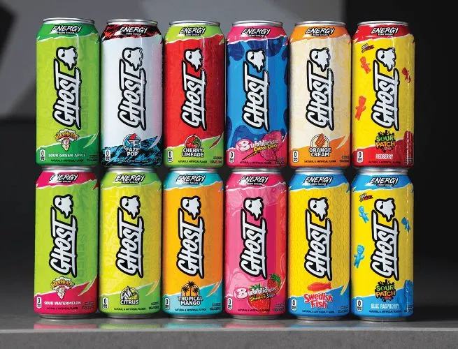 GHOST Energy Drink - 12-Pack, 16oz - Energy & Focus & No Artificial Colors - 200mg Natural Caffeine, L-Carnitine & Taurine - Gluten-Free & Vegan