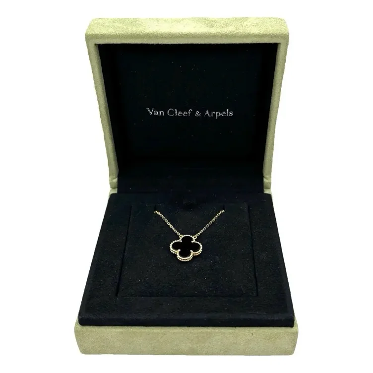 Vintage Alhambra yellow gold necklace