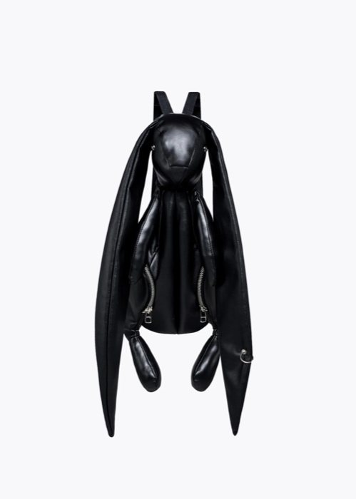 BACKPACK BUNNY HEFNER. BLACK