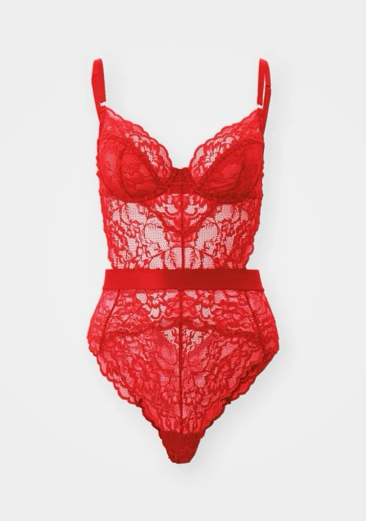 red body suit 