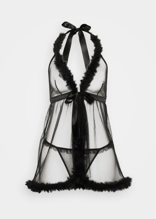 fuzzy baby doll set 