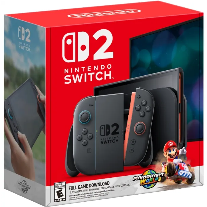 Nintendo Switch 2 System with Mario Kart World Game Bundle - Nintendo Switch 2 System - Console + Mario Kart World