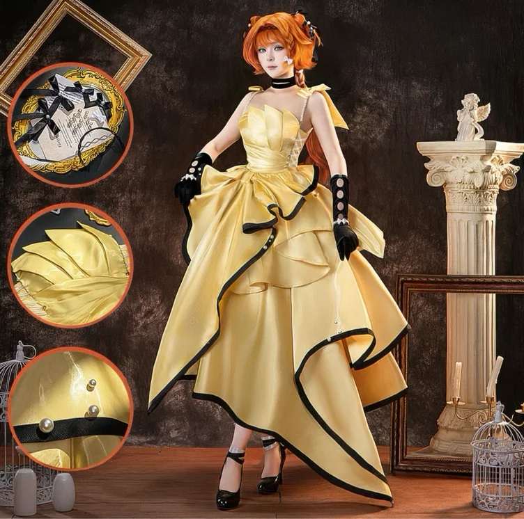 Reverse:1999 Cosplay Sonetto In Praise of Poetry Cosplay Costume Premium Edition | - Full Set+Wig / M
