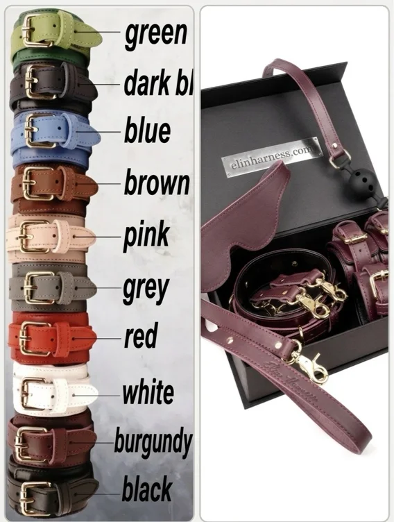 LEATHER SUBMISSIVE SET 