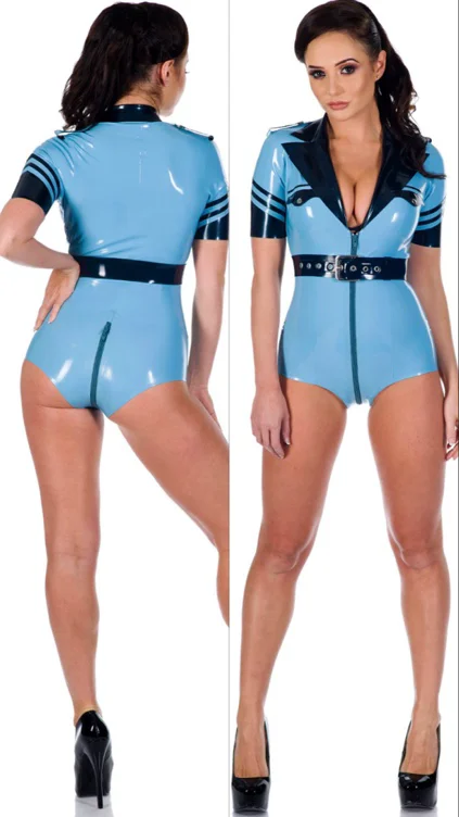 LATEX ROLEPLAY POLICE COSTUME ⛓️‍💥