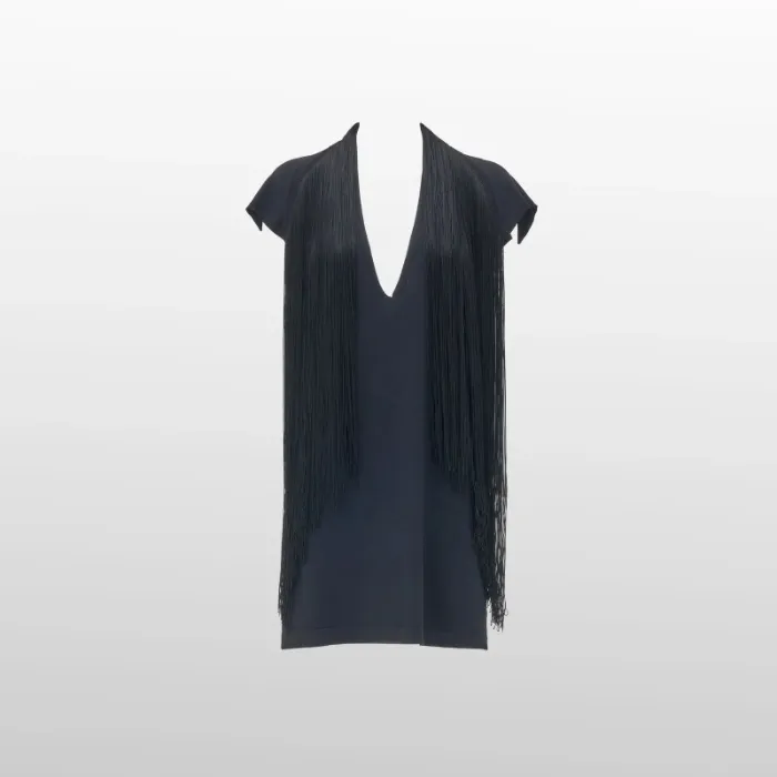 Vionnet Paris, Arthur V-neck vest dress 