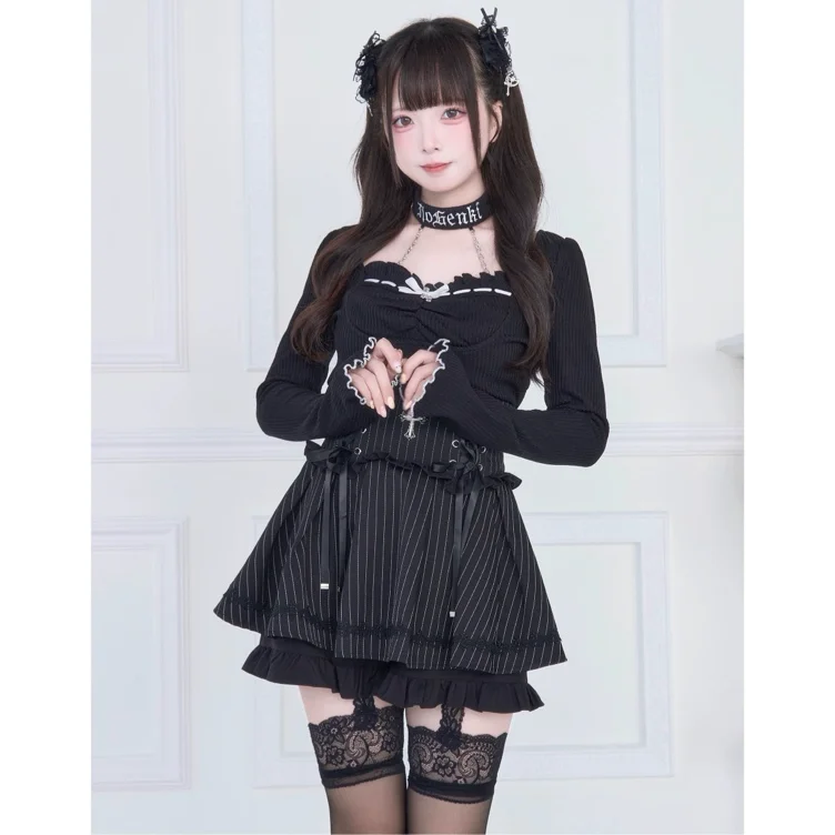 NoGenki Top w/ Choker