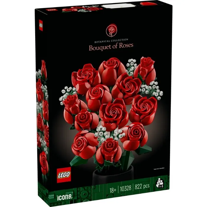 LEGO Botanicals Bouquet of Roses Building Set 10328