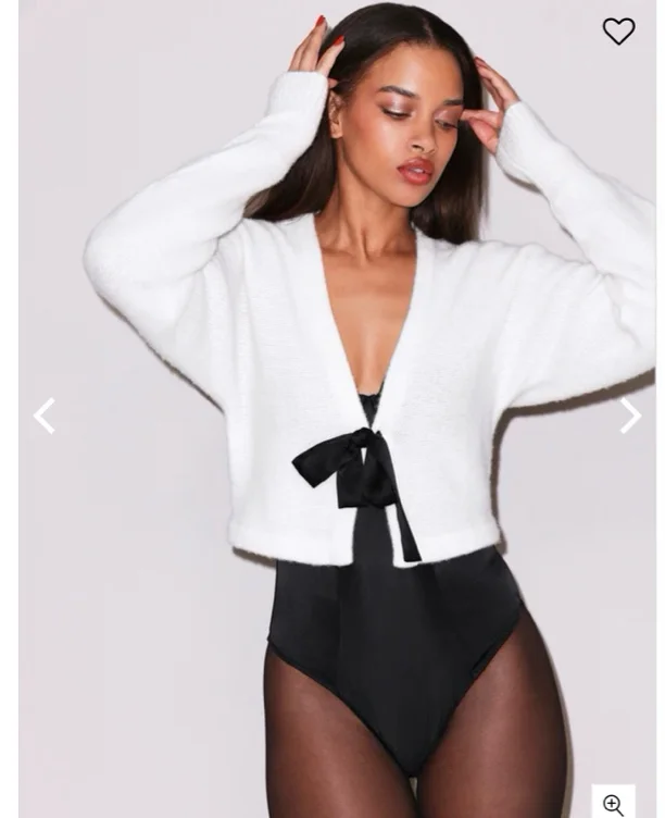 Ivory Cashmere Cardigan | Fleur du Mal