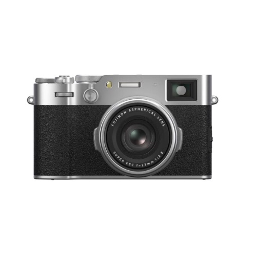Fujifilm X100VI Digital Camera - Silver 40.2MP APS-C X-Trans CMOS 5 HR Sensor, Fujinon 23mm f/2 Lens, 20 Film Simulation Modes with REALA ACE