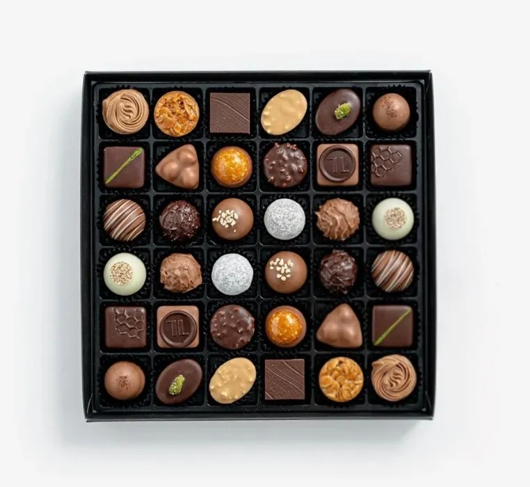 Läderach Truffle Selection 36 pcs per box