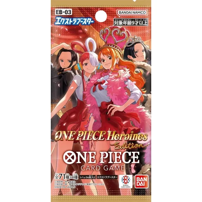 One Piece - Card Game Heroines Edition [EB-03] (Japanese Import) Booster Pack (6 Cards)