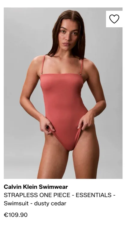 Red bathing suit