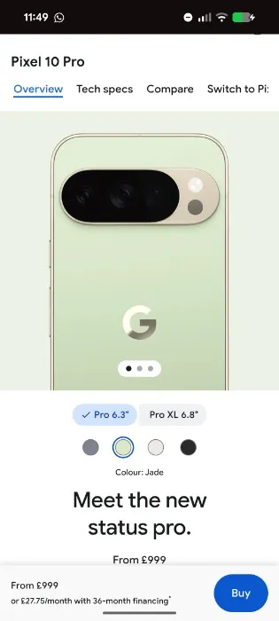 Google Pixel 10 Pro
