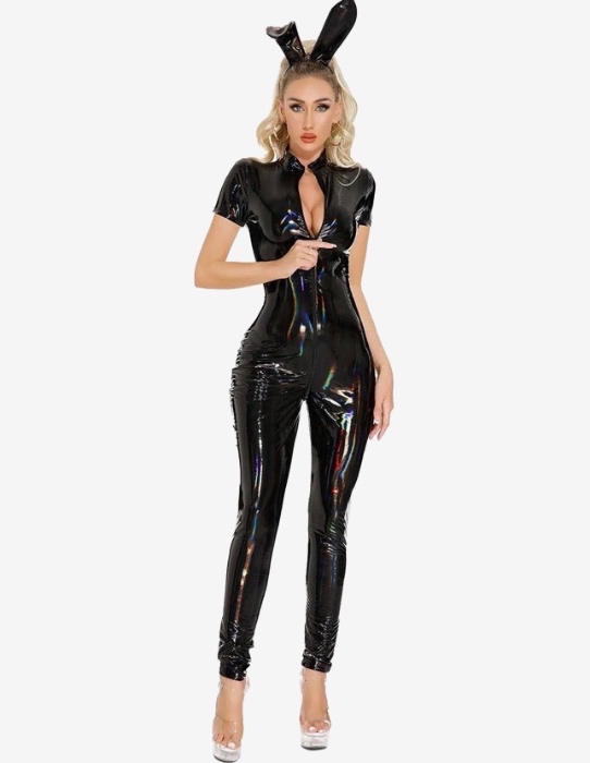 Bunny Girl Latex Jumpsuit